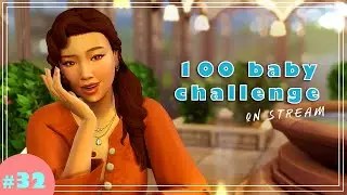 Jollibee is a pokemon? | 100 Baby Challenge On Stream | #32 | The Sims 4 Gameplay