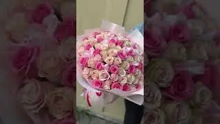 Букет 101 роза микс от Оранж Алматы  