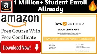 Amazon Aws Free Course With Free Certificate | AWS Certification Training | Amazon Free Certificate