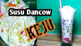 Cara Membuat kreasi Minuman Segar Susu Dancow Jelly Keju