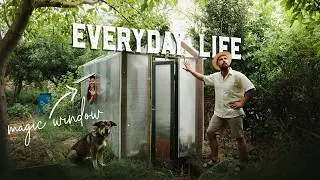 Daily Life and Building an Automated Greenhouse Window | Village Life EP 5
