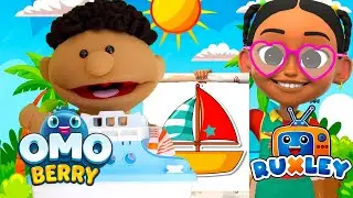Ruxley's Row Row Row Your Boat Hip Hop Remix | OmoBerry & Friends: Meet Ruxley! | Nursery Rhymes