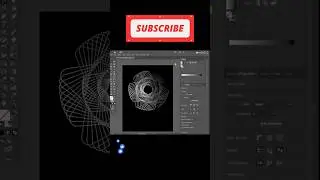 Draw this line flower in illustrator #shorts #graphicdesign #shorttutorials
