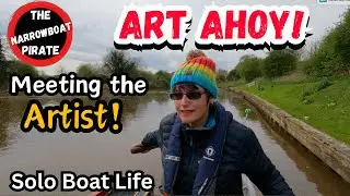 Life on a Canal Boat | Off-Grid Artist | Unique Living [Ep 155]