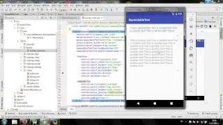 Using ExpandableTextView library in Android Studio