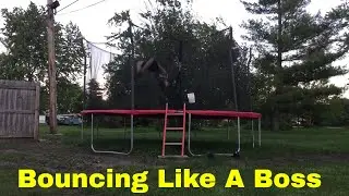 Bouncing Like A Boss | Trampoline Tricks