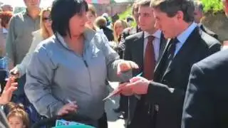 Alemanno  foto mercato rionale di Montespaccato