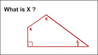 Find the Value of X || Can You Solve this Interesting Geometry Problem || Mathematics Quiz