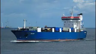 Northlink freight ferry Helliar inbound Aberdeen