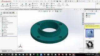 How to design Weld Neck Flange in solidworks