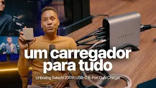 Um Carregador para tudo! - Unboxing Satechi 200W USB-C 6 portas