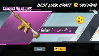 PUBG KR LUCK CRATE OPENING || GOLDEN TRIGEERD M416 SKIN + LEGENDRY SUIT || JAPAN VPN SERVER