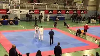 Daniel Ruíz cpto. Copa Intern. Oyama 2017 (Barcelona) semifinal -70kgs.