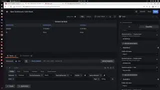 Grafana - Tabela conectando na API do monitoramento
