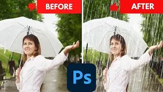 How to Add a Rain Effect to Your Photos in Hindi/Urdu