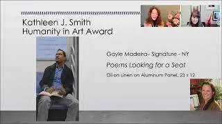 Presentation of award to Gayle Madeira from American Women Artists