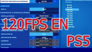 COMO PONER LOS 120 FPS EN FORTNITE PS5 EN ESPAÑOL