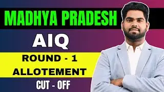 MP Ayush AIQ Round 1 Allotment 2024, MP Ayush , MP AYUSH BAMS CUT OFF , FEE , SEAT , #neet2024