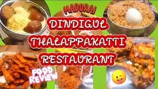 DINDIGUL THALAPPAKATTI RESTUARANT MADURAI || FOOD REVIEW#dindigulthalappakatti #legendarybiriyani