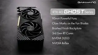 Gainward GeForce RTX 4060, RTX 4060 Ti Ghost Graphics Card | Nvidia GPU | PC Build
