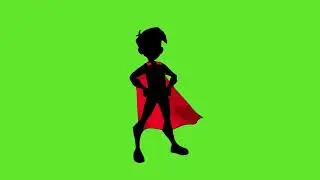 Chroma Key - Superhero (Green Screen for Video Editing)