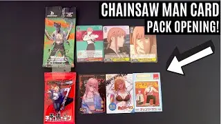 THESE CARDS ARE BEAUTIFUL! Chainsaw Man Card Pack Opening @tech.addiction