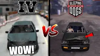 Can Sleeping Dogs Beat GTA 4?| Ultimate Physics & Detail Comparison