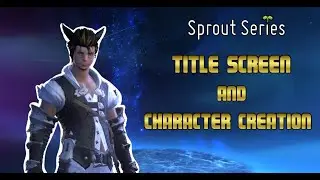 FFXIV - Title Screen and Character Creation