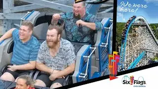 We went to Six Flags for my Bachelor Party!