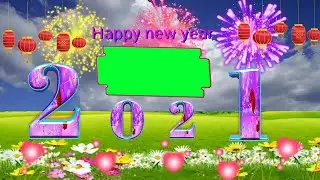 Happy new year 2021 green screen | new year green screen effects | green screen happy new year