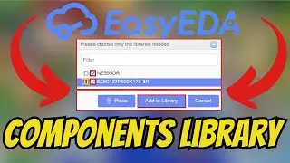 How To IMPORT Components Library In EasyEDA! [QUCK & EASY]