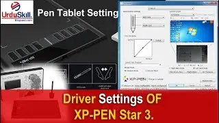 Xp-Pen Star 03 Pen tablet settings.