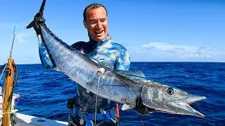 FINALLY Got My 1st Wahoo by Spear / Key West Florida / Dibs on Bottom Charters {Wahoo Fever Pt.4}