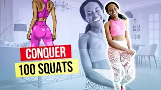 THE BEST SQUAT WORKOUT || Full 100 Squats - Squat Challenge