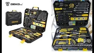 Jogo De Ferramentas DEKO (Kit De Ferramentas 168 PÇS C Maleta)