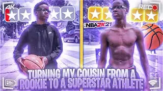 I TURNED MY COUSIN FROM A ROOKIE TO A SUPERSTAR ATHLETE🌟