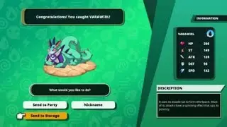 Nexomon Extinction cosmic livingDex#1 varawirl