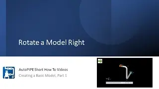 ROTATE A MODEL RIGHT