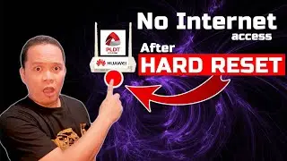 FIX NO INTERNET access/NO Dial Tone after HARD RESET | SOLVED 💯%