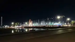 НОЧНОЙ SILK ROAD SAMARKAND//ПОЮЩИЕ ФОНТАНЫ 