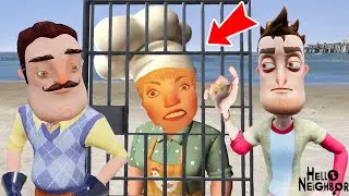 BAY WİLSON BÜYÜKANNEYİ KAÇIRDI 😱 Hello Neighbor Mod