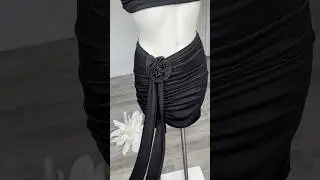 Юбка мини с полосами