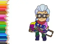 Как нарисовать Белль - Brawl Stars⭐