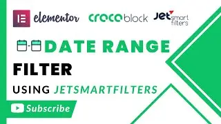JetSmartFilters For Elementor - [ How to use Date Range & Date Period Filter ] in Urdu Tutorial #5