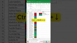 Count color Using COUNTIF Function | #exceltech #excelspreadsheettips