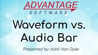 Waveform vs. Audio Bar
