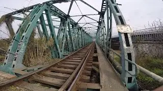 HACIENDO FOTOS en el PUENTE del TREN