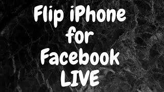 How to Flip iPhone Video Backwards | Fix Backwards Text | Facebook LIVE