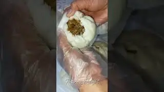 super white and soft siopao dough with pork asado