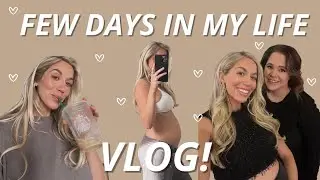 DAY IN THE LIFE VLOG | Galentines event, 3rd trimester & creating my own pregnancy journal!!